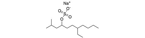 structural formula tetradecylsulfate sodium (STS/STDS)