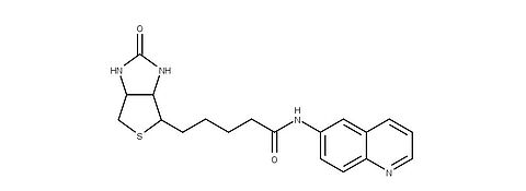 Strukturformel Biotin-6-aminoquinolin