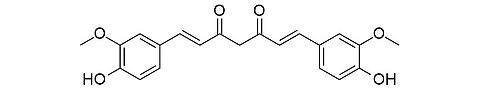 Structural formula Curcumin