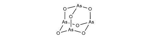 Structural formula Arsenic trioxide