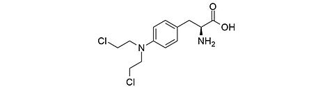 Strukturformel Melphalan