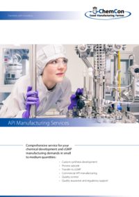 ChemCon Company Brochure API Manufacturing